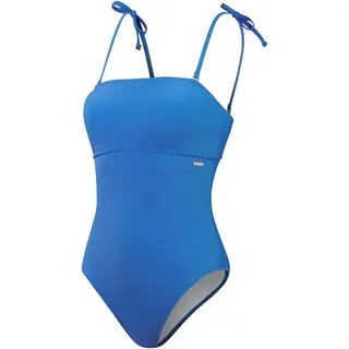 Speedo Damen Formender Bandeau Badeanzug | Shapewear | Schwimmbekleidung für Strand und Urlaub Schwimmbekleidung, Sevres Blue, 44/20