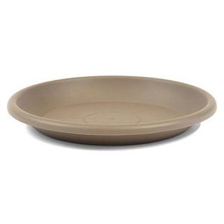 Greemotion Blumentopf-Untersetzer Mira, taupe, Innenmaß Ø 13 cm, rund, Kunststoff