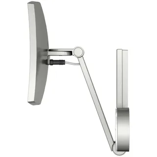 Keuco iLook_move beleuchtet, eckig, mehrstufig einstellbare Lichtfarbe, Glasbedienfeld, 17613069002, Farbe: Edelstahl-finish