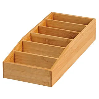 Kesper 70722 Aufbewahrungsbox, Bambus, Maße: 35 x 14 x 10 cm
