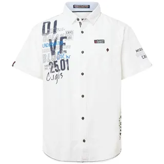 CAMP DAVID Hemd royalblau / dunkelrot / schwarz / weiß M