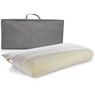 Kissen Konzepte Nackenstützkissen Orthopädisches Gelschaum Viscoschaum Nackenstützkissen Nackenkissen, Füllung: Viscoelastischer Memoryschaum, Bezug: Tencel, Rückenschläfer, Seitenschläfer, Druckentlastende Stützfunktion beige