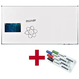 Legamaster Aktion: Whiteboard »PREMIUM« 7-P102056 lackiert, 180 x 90 cm + GRATIS 4 Boardmar weiß