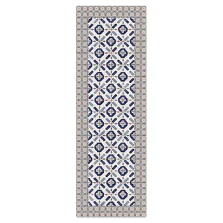 Bilderdepot24 Läufer Teppich Kork Flur Küche Fliesen funktional lang modern funktional orange 80 cm x 240 cm