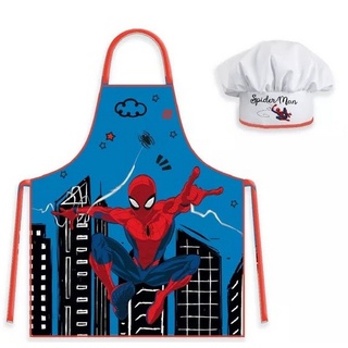 MARVEL Kochschürze Spiderman Kochen Schürze Kinder City Malschürze Kindergarten Backset