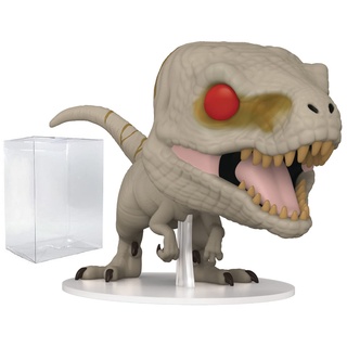 POP Jurassic World Dominion – Atrociraptor (Ghost) Funko Pop! Vinyl-Figur (gebündelt mit kompatibler Pop-Box-Schutzhülle), mehrfarbig, 9,5 cm