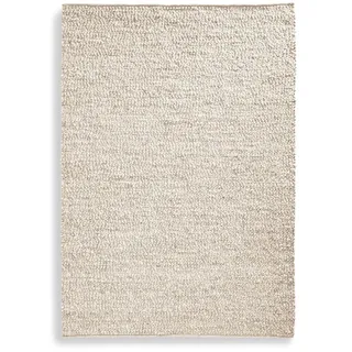 Paulig Teppiche Handweb Teppich Salsa Swing 130 x 200 cm Schurwolle Beige Natur