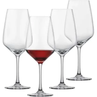 Schott Zwiesel Rotweinglas Tulip (4er-Set), zeitlose Weingläser für Rotwein, spülmaschinenfeste Tritan®-Kristallgläser, Made in Germany (Art.-Nr. 123606)