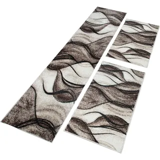 OTTO home Bettumrandung OTTO HOME "Tritom" Gr. 14, braun, H:9mm, Obermaterial: 100% Polypropylen, Bettumrandungen, mit besonders weichem Flor, Kurzflor, modernes Wellen Muster