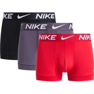 Nike Trunk 3PK rot/schwarz XL 3er Pack