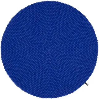 myfelt Wollteppich Isa Filzkugelteppich rund, 100% reine Schurwolle, in verschiedenen Größen erhältlich Ø 250 cm
