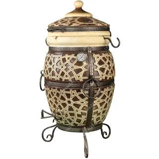 Tandoor Marakesch Tandir, Tandyr, Gartenkamin, Feinschmecker, Outdoorküche Grill, Smoker, Schamott Ofen, Pizza-,Fladenbrot- Ofen, Eco Produkt.