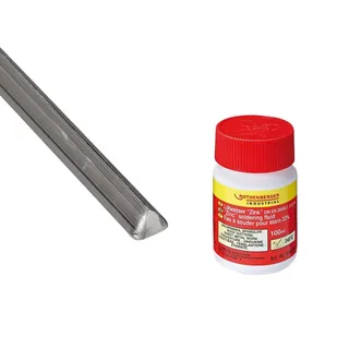 Rothenberger Industrial Set Stangenlötzinn 50 g mit Lötwasser 100 ml | 1500004953