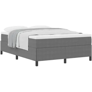 vidaXL Boxspringbett 140 x 200 cm Hellgrau