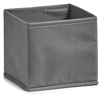 Zeller Present Aufbewahrungskorb Aufbewahrungsbox, Vlies, grau, 14 x 14 x 13 cm grau