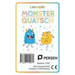 Persen Verlag in der AAP Lehrerwelt GmbH Lesespiel Monster-Quatsch
