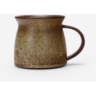 Fixleren 300 ml Kaffeetasse, Vintage Tasse, Keramik Kaffeebecher, Cappuccino Tasse mit Henkel. (300 ml, Tawny)