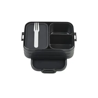 Mepal Bento-Lunchbox To Go  Take a Break , schwarz , Kunststoff , Maße (cm): B: 12 H: 6,5