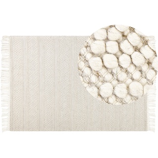 Beliani, Teppich, Wollteppich 160 x 230 cm beige PERTEK Lumarko! (160 x 230 cm)