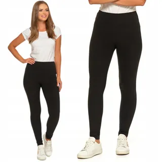 Gerippte Damen-leggings Mit Hohem Bund, Modisch, Sportlich, Moraj S/m, Schwarz