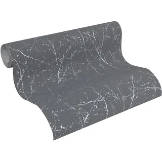 ascreation Elegance 3 Vliestapete 10 m x 0,53 m 305072 Grau