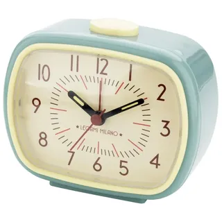 WECKER IM RETRO VINTAGE LOOK AQUA VON LEGAMI NEU OVP