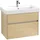 Waschbeckenunterschrank 76 x 55 cm Nordic Oak