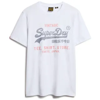 Superdry Vl Heritage Relaxed Kurzarm-T-Shirt Optic 2XL