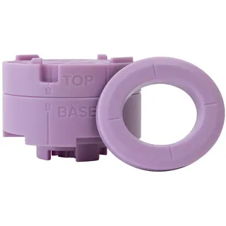 We R Makers Button Press Insert Oval 45 mm - Einsatzstück für Buttonmaschine - 5 Badges Herstellen mit Papier, Karton und Stoff - für Kleidung, Taschen, Veranstaltungen und Mehr - Inkl. Stanzschablon