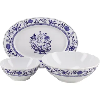 CreaTable Flora Blau 3-tlg.