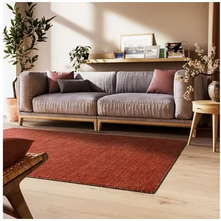 Steffensmeier Wollteppich Nomade, Rechteckig, Gabbeh, 100 % Schurwolle braun 240 cm x 340 cm