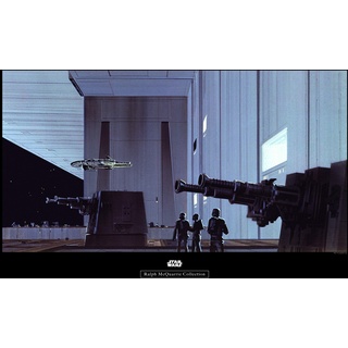 Komar Wandbild | Star Wars Classic RMQ Death Star Hangar | Kinderzimmer, Jugendzimmer, Dekoration, Kunstdruck | ohne Rahmen | WB131-70x50 | Größe: 70 x 50 cm (Breite x Höhe)