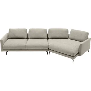 creation by rolf benz Wohnlandschaft "CR.414 mit Kuschelecke für Wohlfühlkomfort", beige (graubeige, natur), B:353cm H:91cm T:175cm, CREATION BY ROLF BENZ, Sofas, Wohnlandschaft, Wahlweise aus Leder oder Chenille