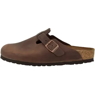 Birkenstock Boston Nubukleder geölt schmal habana 38