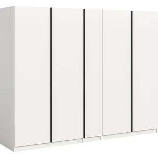 MID.YOU Kleiderschrank Oakland 230 x 183 x 53 cm Weiß