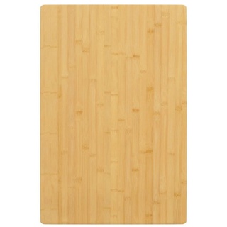 furnicato Tischplatte 60x100x2,5 cm Bambus (1 St) braun
