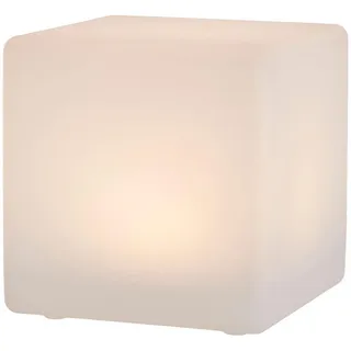 Expo Börse Solarleuchte Kunststoff L 20x20x21 cm 1er Set weiß