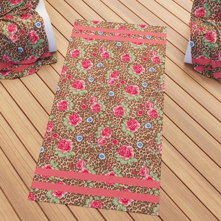 PETTI Artigiani Italiani - Strandtuch aus Mikrofaser, Strandtuch oder Pool, Handtuch für Strandbett, Strandtuch 90 x 180 cm, Strandtuch, 100% Made in Italy, Rose Animal