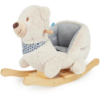 Bieco Plüsch Schaukeltier Bär Creme