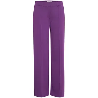 ICHI IHKATE SUS Office Wide PA 20116768 Stoffhose mit Bundfalten in Lila | M