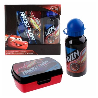 Disney Cars Lunchbox Brotdose & Alu Trinkflasche Disney Cars Kinder Lunchbox-Set