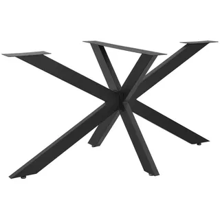 [en.casa] Oberau 120 x 68 x 71 cm schwarz