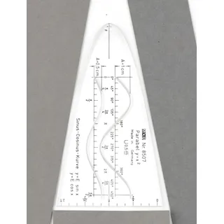 Möbius + Ruppert Parabelschablone transparent
