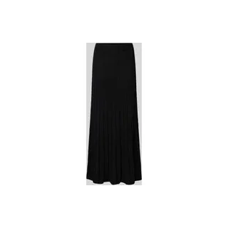 Maxirock mit Kellerfalten, Black, L