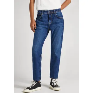 Relax-fit-Jeans PEPE JEANS "VIOLET" Gr. 26, L-Gr, medium dark long Damen Jeans Weite im lässigen Boyfriend-Style