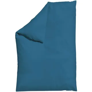 schlafgut Knitted Jersey Blau 140 x 200 cm + 80 x 80 cm