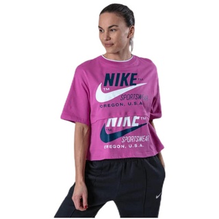 Nike Damen Damen T-Shirt Icon Clash T-Shirt, Cosmic Fuchsia, M, CJ2040