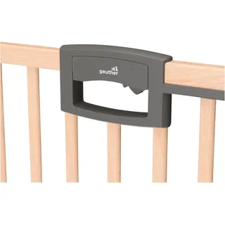 Geuther Treppenschutzgitter Easylock Wood Plus 84,5-92,5 cm natur/silber