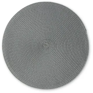 Continenta Tischset, Grau, Kunststoff, 38x1x38 cm, Wohntextilien, Tischwäsche, Tischsets