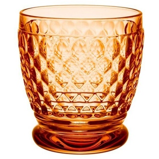 Villeroy & Boch Whiskyglas Boston Coloured Becher Apricot, 200 ml, Glas orange